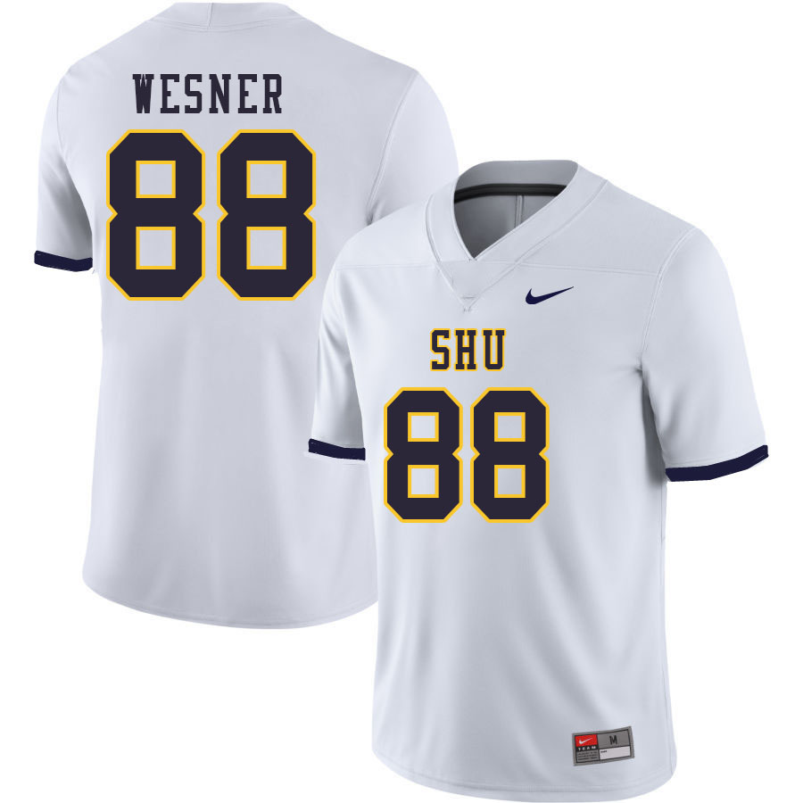 Men-Youth #88 Nolan Wesner Siena Heights Saints 2023 College Football Jerseys Stitched Sale-White